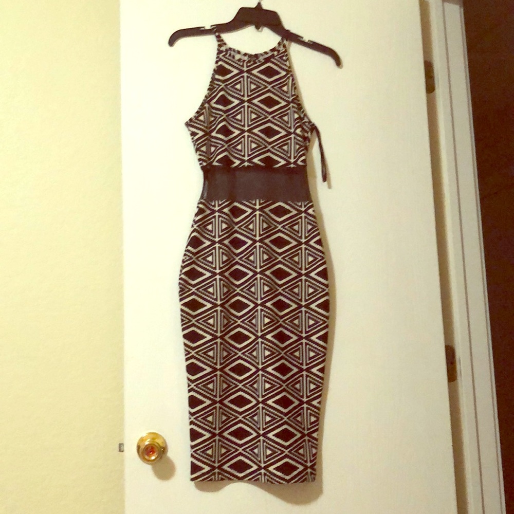 Fitted long dress